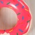 Boia Donuts Inflável 80cm Piscina e Praia ROSA - Bene Casa