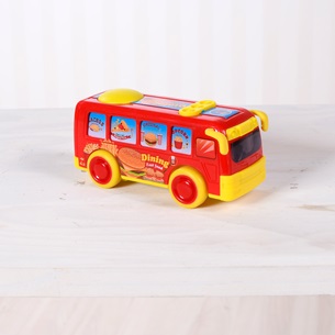 Brinquedo Ônibus Com Fricção nas Rodinhas ÚNICO - Bene Casa