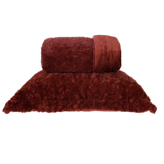 Cobertor King Slim Peles Dupla Face Com Porta Travesseiro Ferrara - Tessi