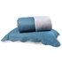 Kit Cobre Leito Queen Dupla Face + Porta Travesseiros Bouti Rolinho Azul Cristal - Bene Casa
